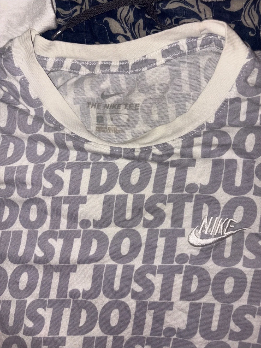 Nike White & Light Gray Allover 